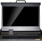 AL-V708WS - 8 PORT - 17.3” Wide PS/2-USB VGA Single Rail LCD KVM Switch